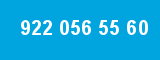 922 056 55 60 922 056 55 60